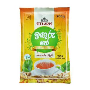 Steuarts Ginger Tea 200g Loose Leaf Pouch The Ceylon Mart