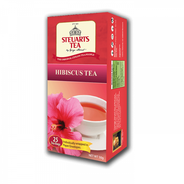 Steuarts Hibiscus 25 Envelopes | Best Global Tea Shop