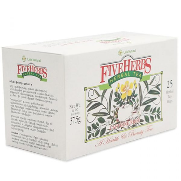 Link FiveHerbs Ayurveda Herbal 100 Tea Bags